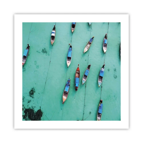 Poster - In blijde verwachting - 50x50 cm