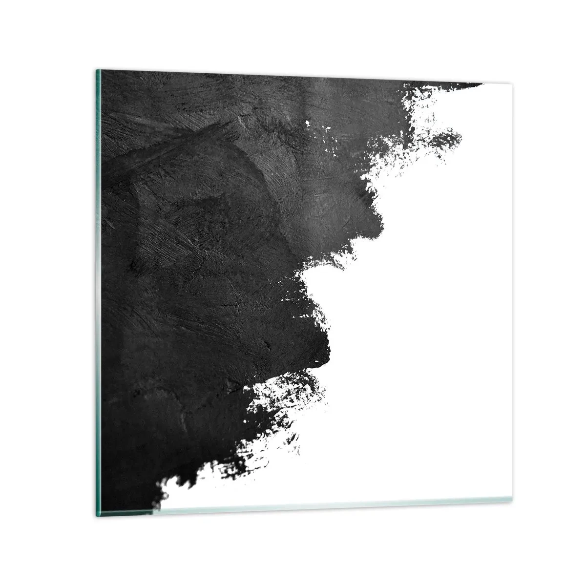 Schilderen op glas - Elementen: aarde - 60x60 cm