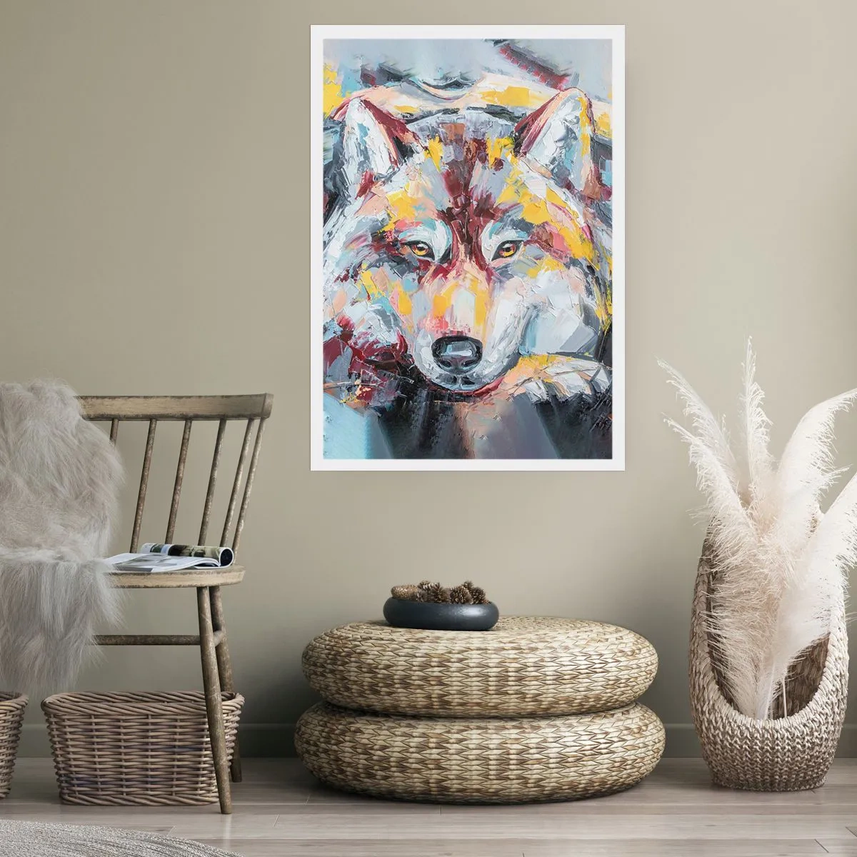 Poster - Gemoedsrust onder dierbaren - 50x70 cm