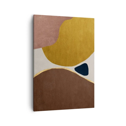 Schilderen op canvas - Abstractie – een plek in de ruimte - 50x70 cm