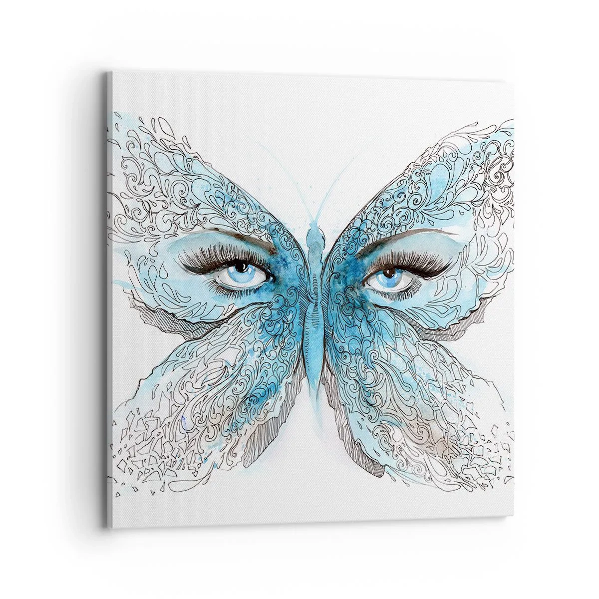 Schilderen op canvas - Eros pimpelmees - 70x70 cm