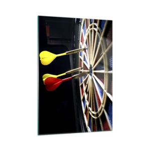 Schilderen op glas - De spikerop de kop - 50x70 cm