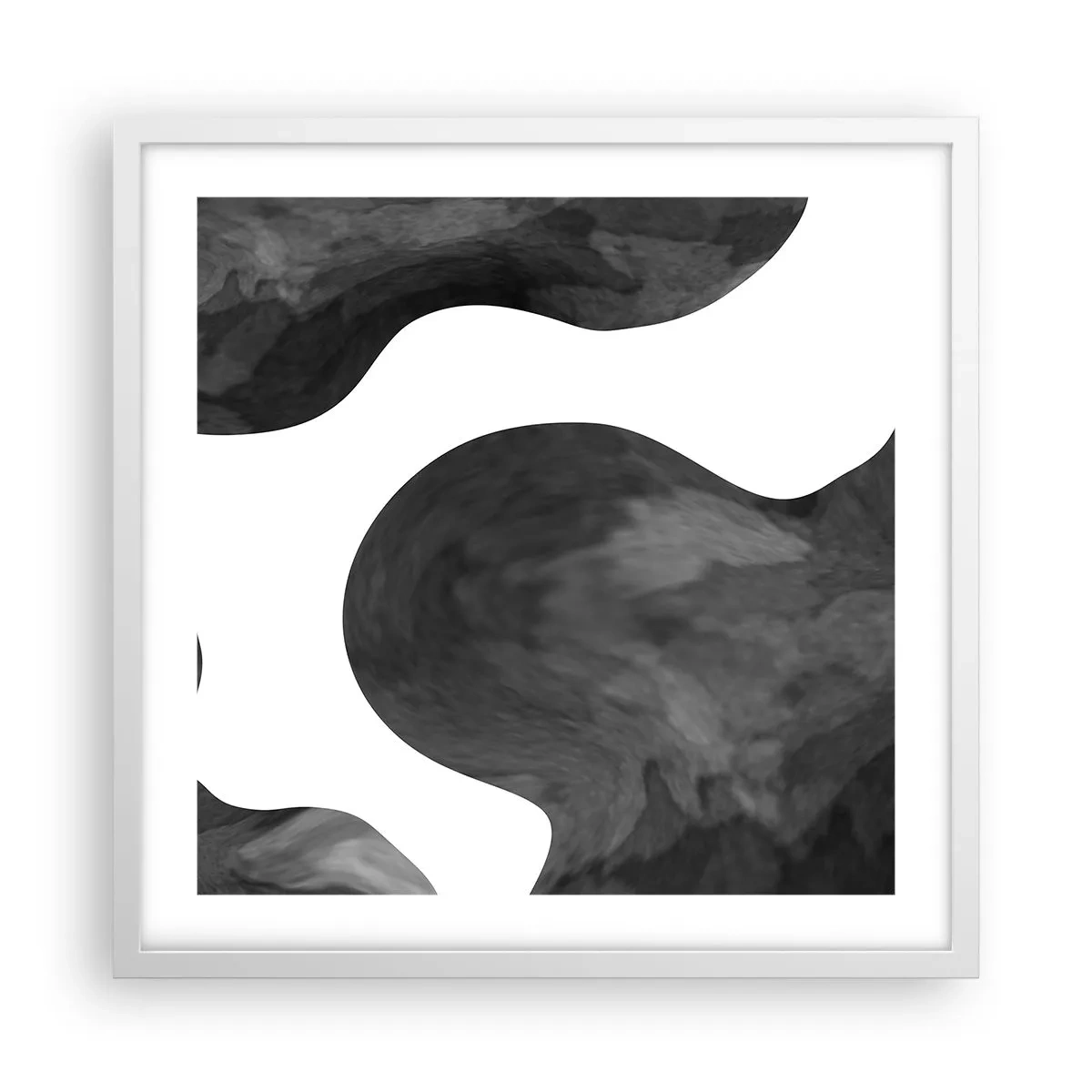 Poster in een witte lijst - Melkweg - 50x50 cm