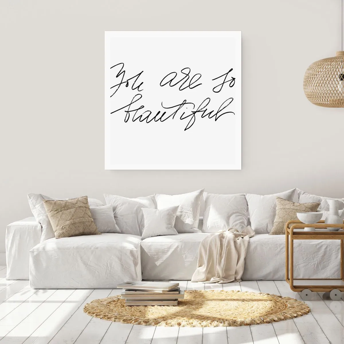 Poster - Geloof het echt... - 30x30 cm