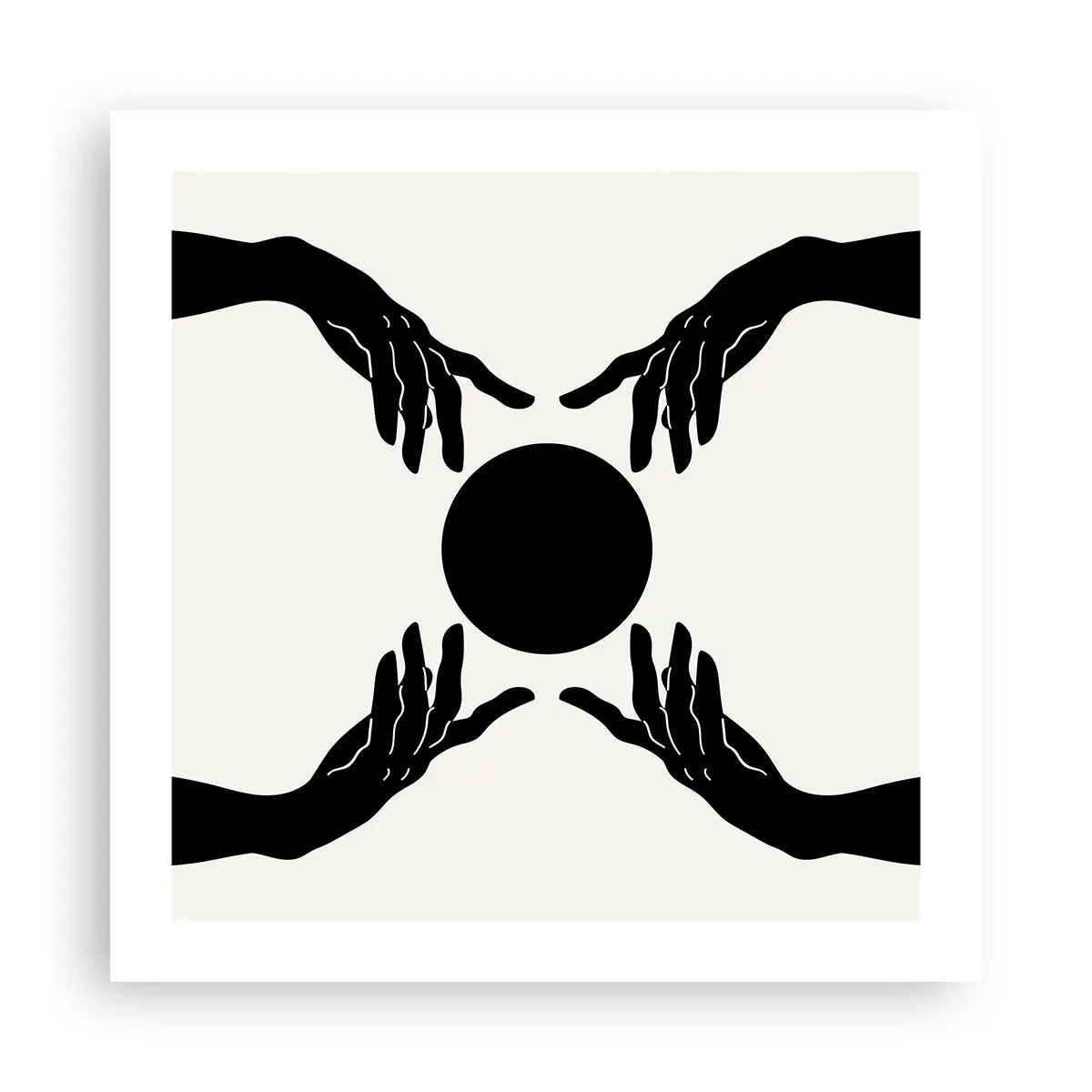 Poster - Geheim teken - 50x50 cm