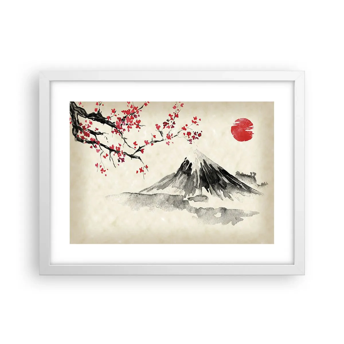 Poster in een witte lijst - Houd van Japan - 40x30 cm