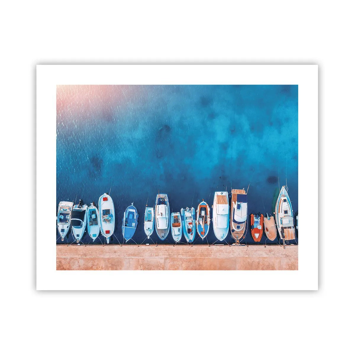 Poster - In één rij - 50x40 cm