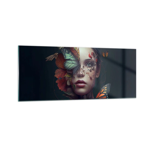 Schilderen op glas - Een prachtige metamorfose - 100x40 cm