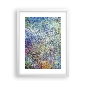 Poster in een witte lijst - Het is niet zo eenvoudig - 30x40 cm