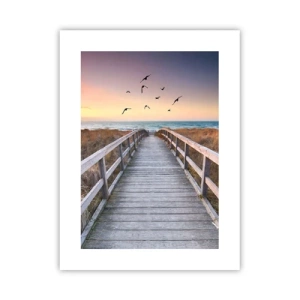 Poster - De ruimte voor opvliegen - 30x40 cm
