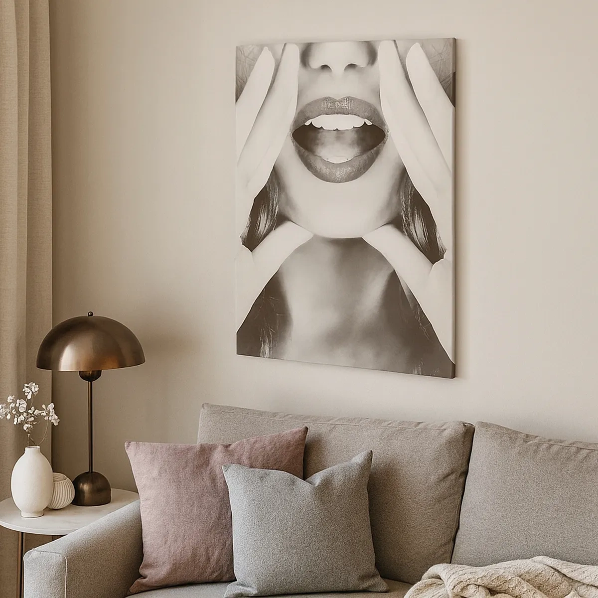 Schilderen op canvas - Ik kom al! - 50x70 cm