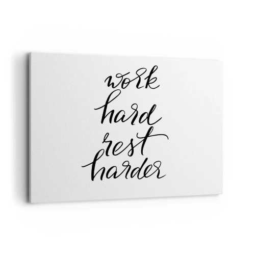 Schilderen op canvas - Levensbalans - 100x70 cm