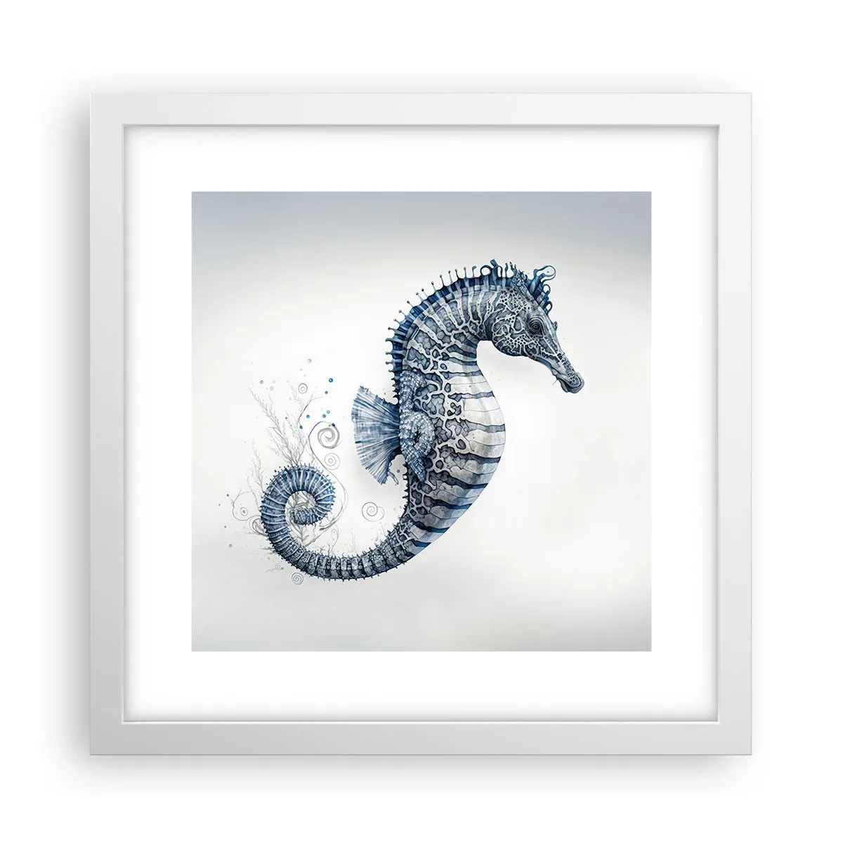 Poster in een witte lijst - Een subtiele grap van de natuur - 30x30 cm