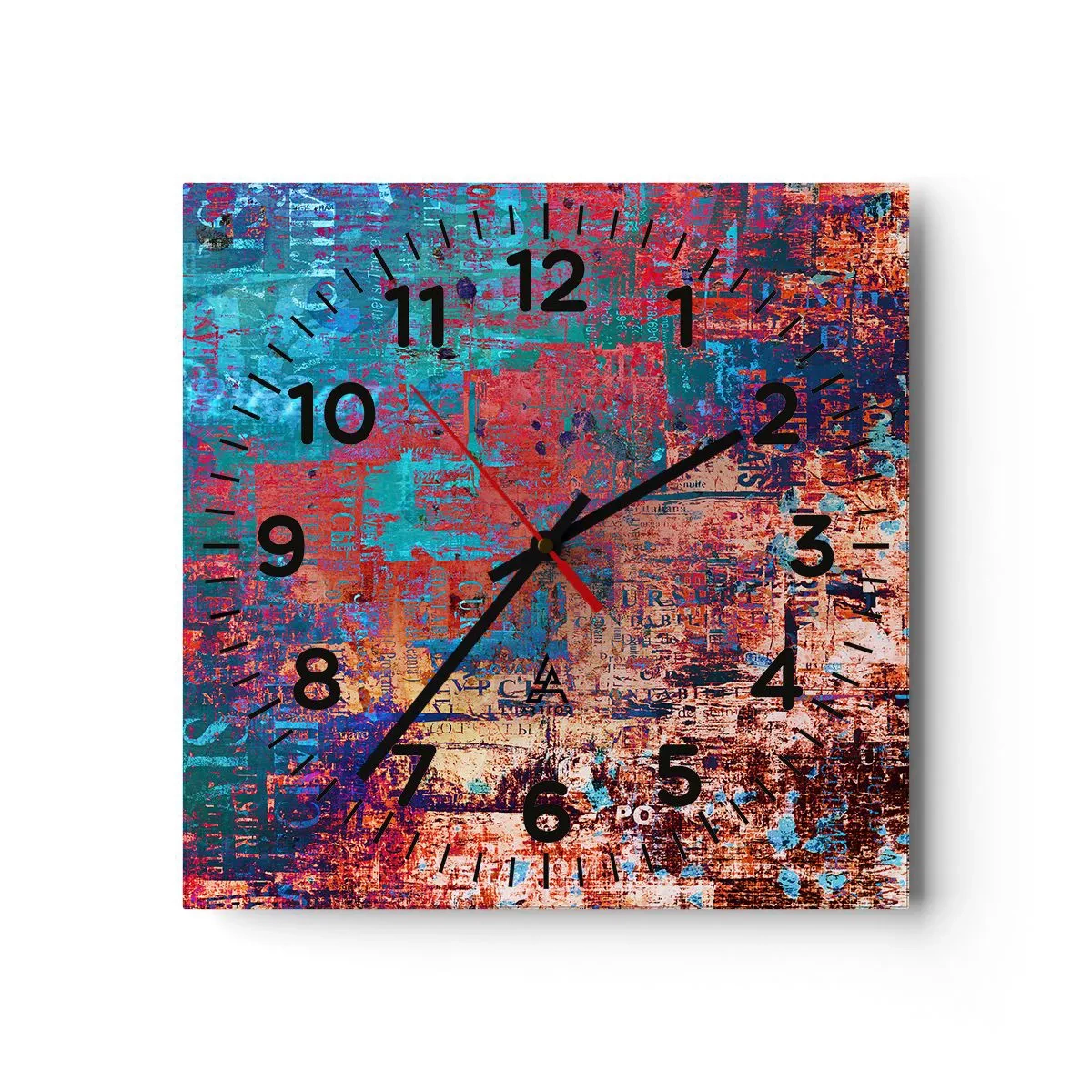 Wandklok - Klok - Geheugen en vergetelheid - 40x40 cm
