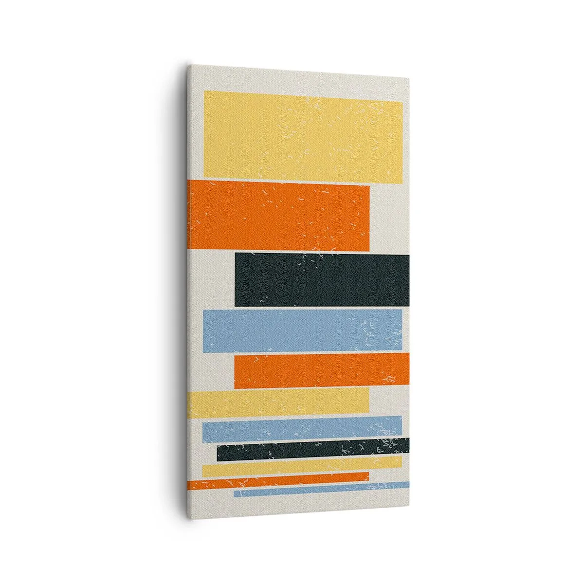Schilderen op canvas - Muzieknotatie - 55x100 cm