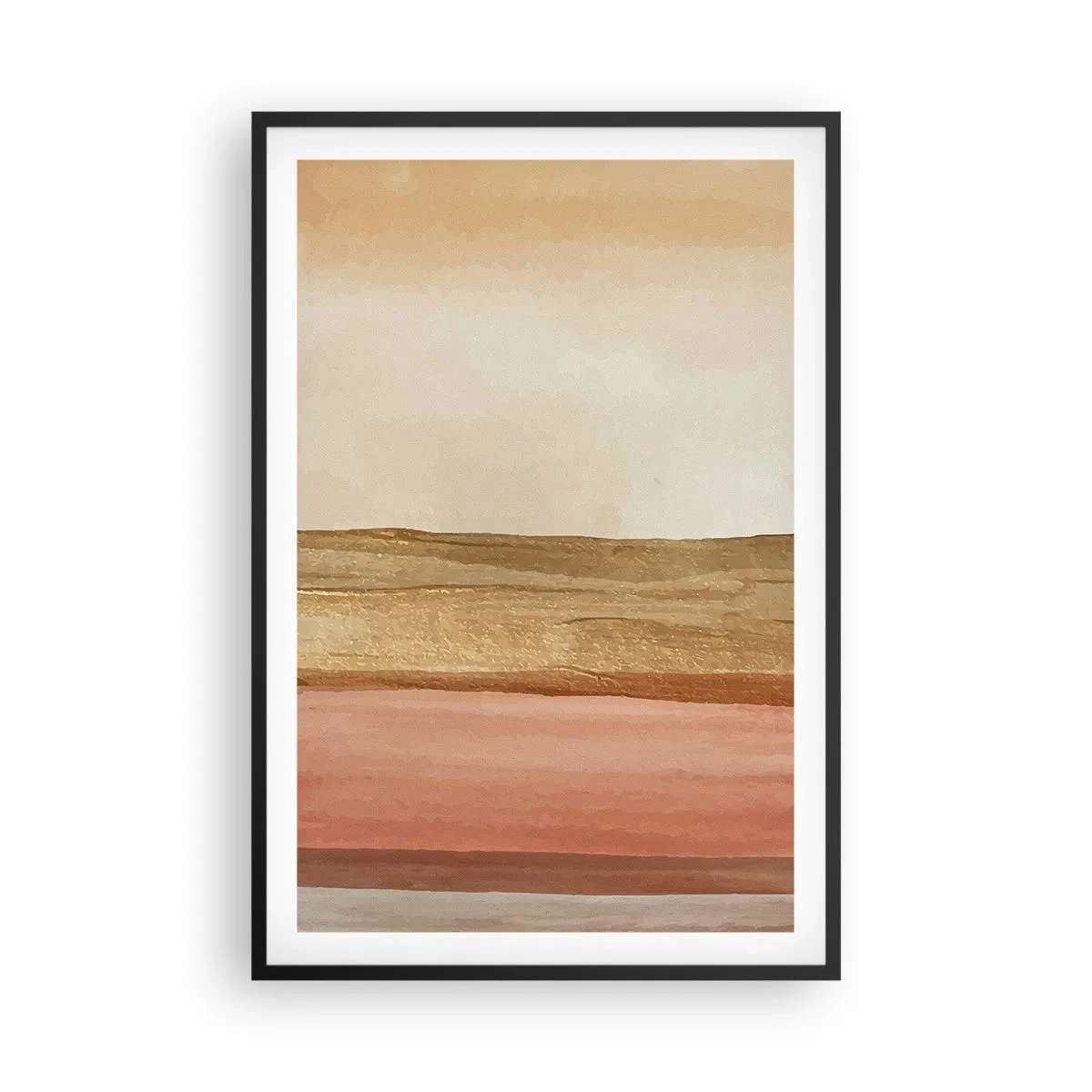 Poster in een zwarte lijst - Verticale compositie - 61x91 cm