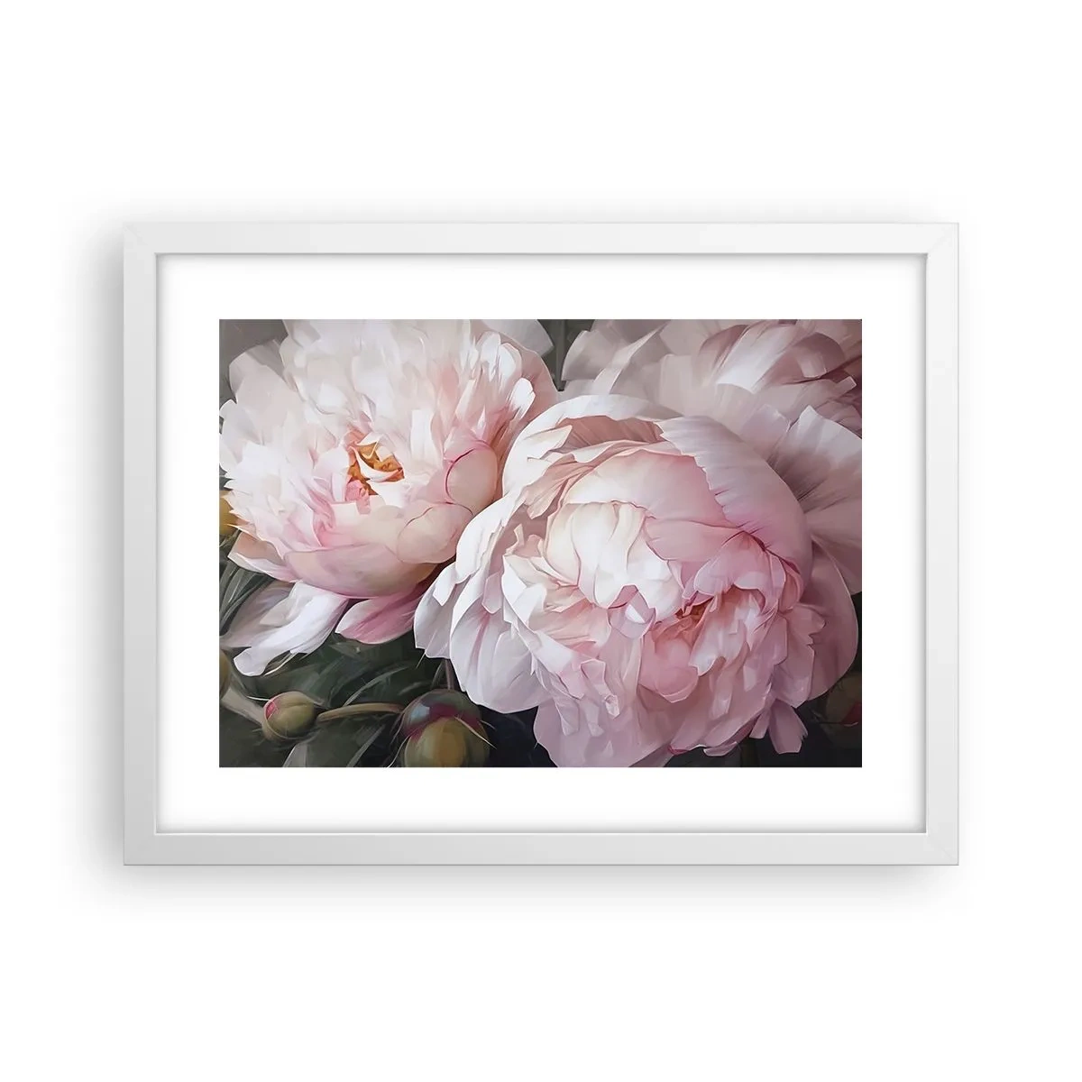 Poster in een witte lijst - In bloei gestopt - 40x30 cm