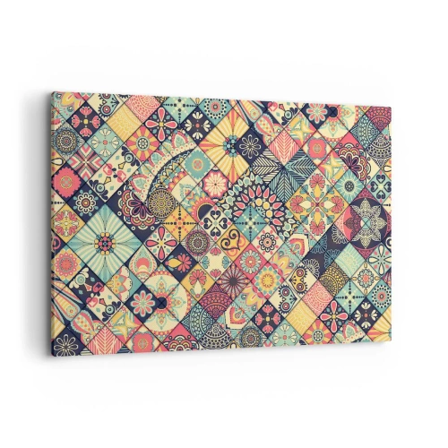 Schilderen op canvas - Marokkaanse sfeer - 120x80 cm