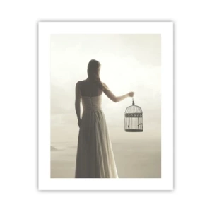 Poster - Wees vrij - 40x50 cm