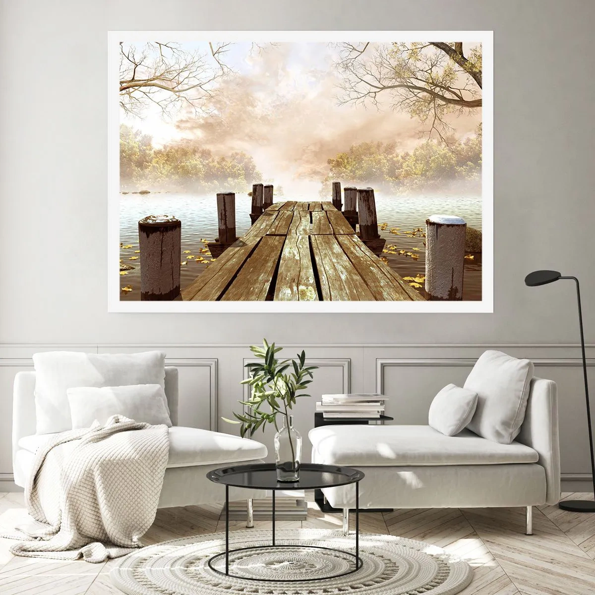 Poster - Het milde verdriet van de herfst - 50x40 cm