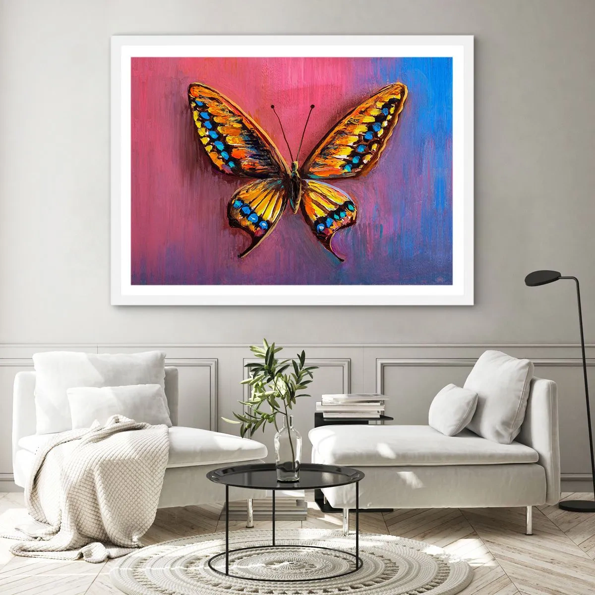 Poster in een witte lijst - Een juweel van de natuur - 91x61 cm