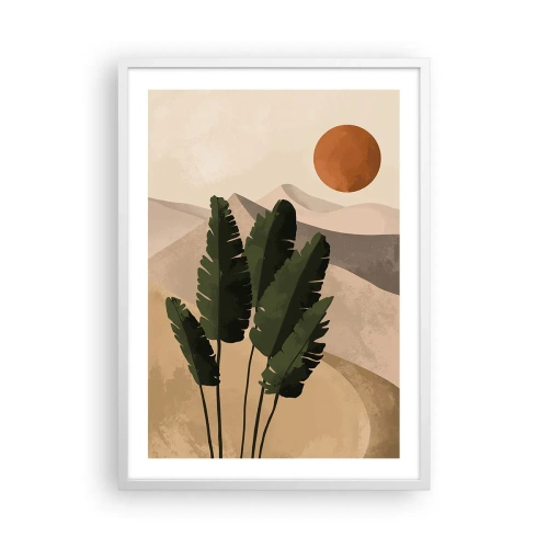 Poster in een witte lijst - De triomf van het leven - 50x70 cm