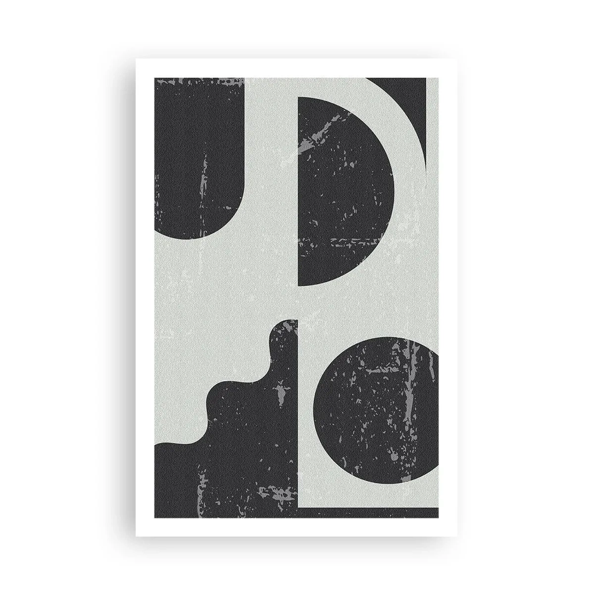 Poster - Compositie boven en onder - 61x91 cm