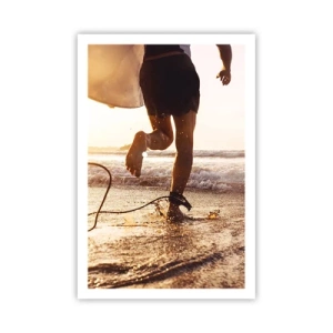 Poster - Om de golf te ontmoeten - 61x91 cm