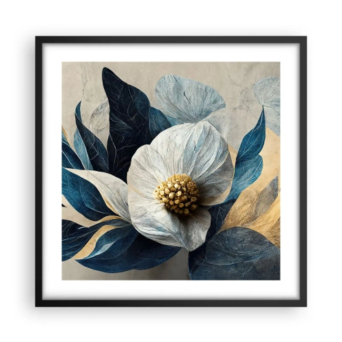 Poster in een zwarte lijst - Hij heeft een hart van goud - 50x50 cm