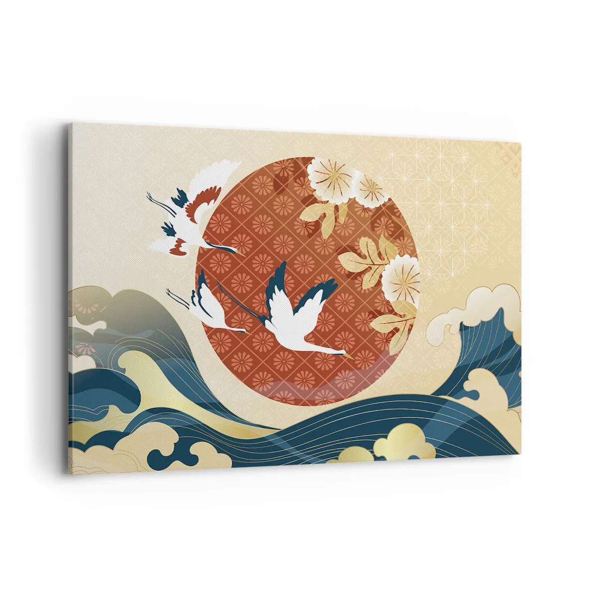 Schilderen op canvas - Japans sprookje - 120x80 cm