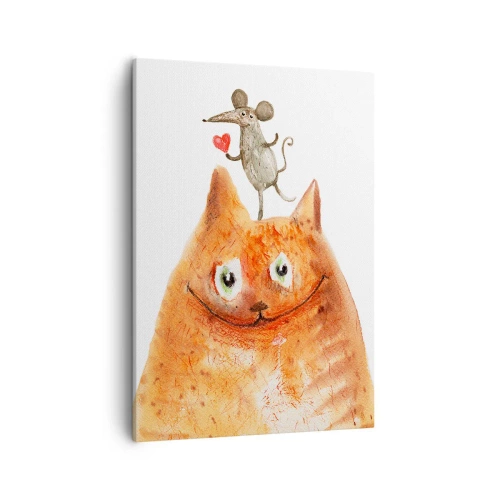 Schilderen op canvas - De paradoxen van de liefde - 50x70 cm