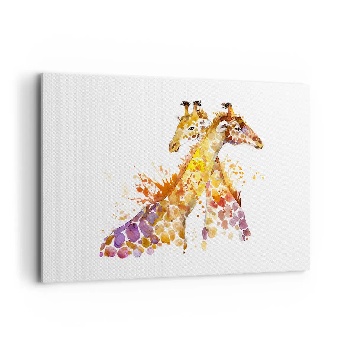 Schilderen op canvas - Is het vriendschap of is het een baby? - 100x70 cm