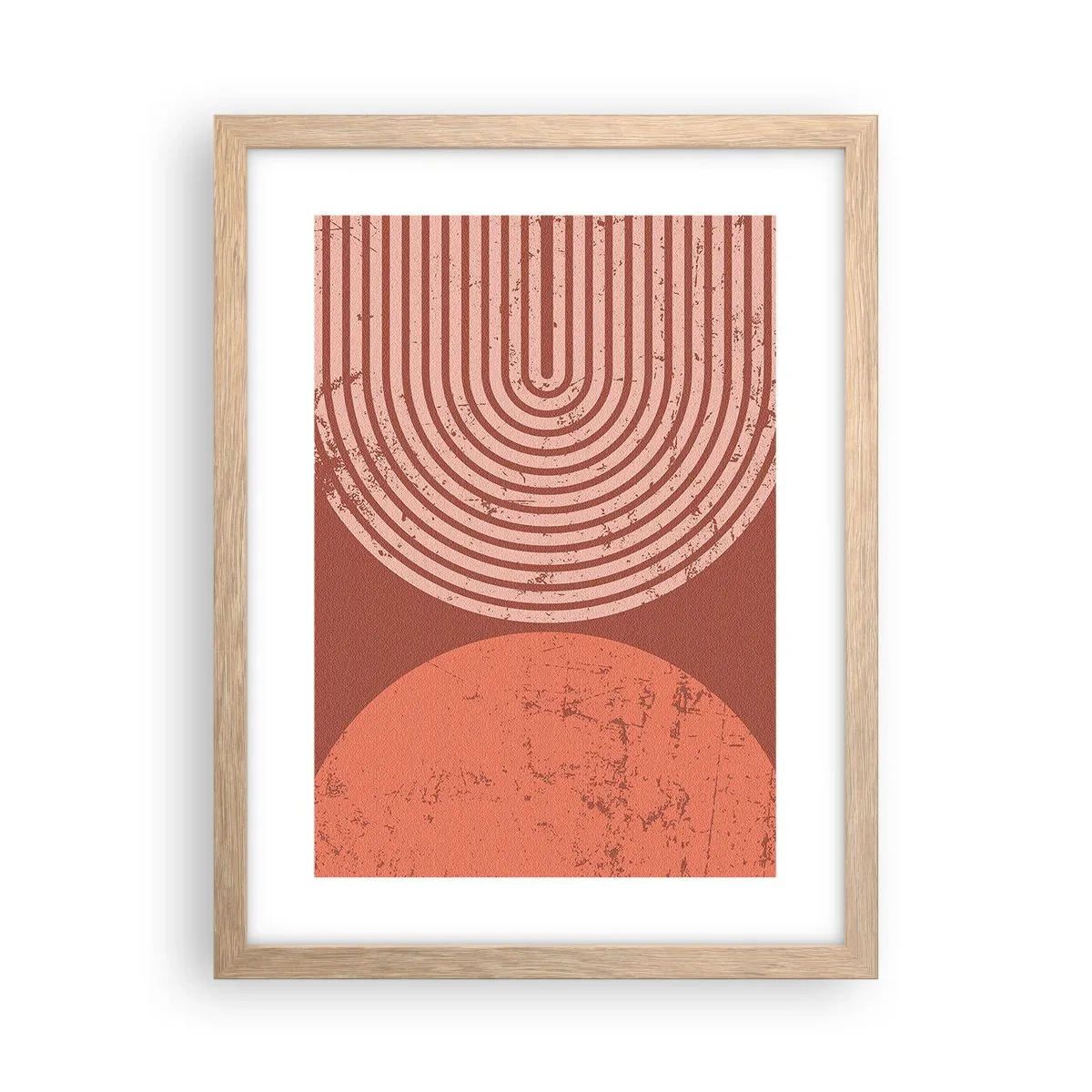 Een poster in een licht eiken lijst - Een nauwe band - 30x40 cm