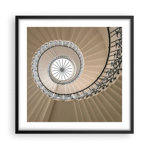 Poster in een zwarte lijst - Binnenin de schaal - 50x50 cm