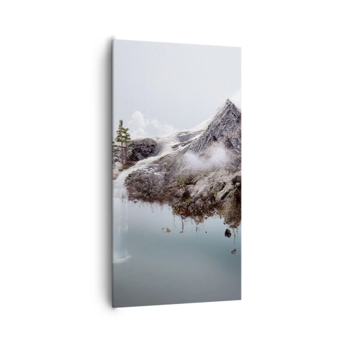 Schilderen op canvas - Gezien met het oog van een surrealist - 65x120 cm