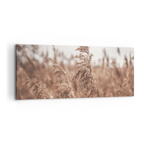 Schilderen op canvas - Het is al herfst in de velden - 100x40 cm