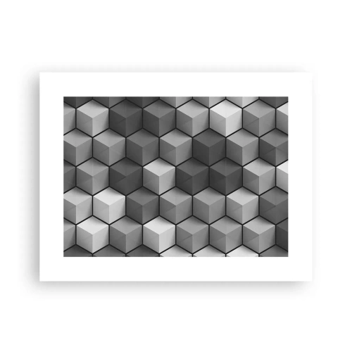 Poster - Kubistische puzzel - 40x30 cm