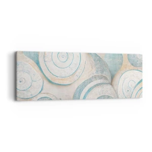 Schilderen op canvas - Wat zit er in de schelp? - 90x30 cm