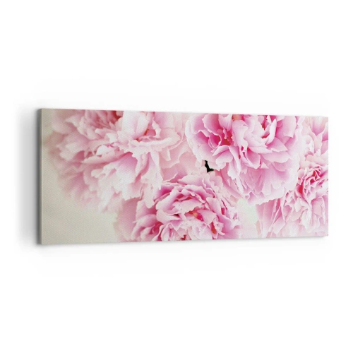 Schilderen op canvas - In roze glamour - 100x40 cm