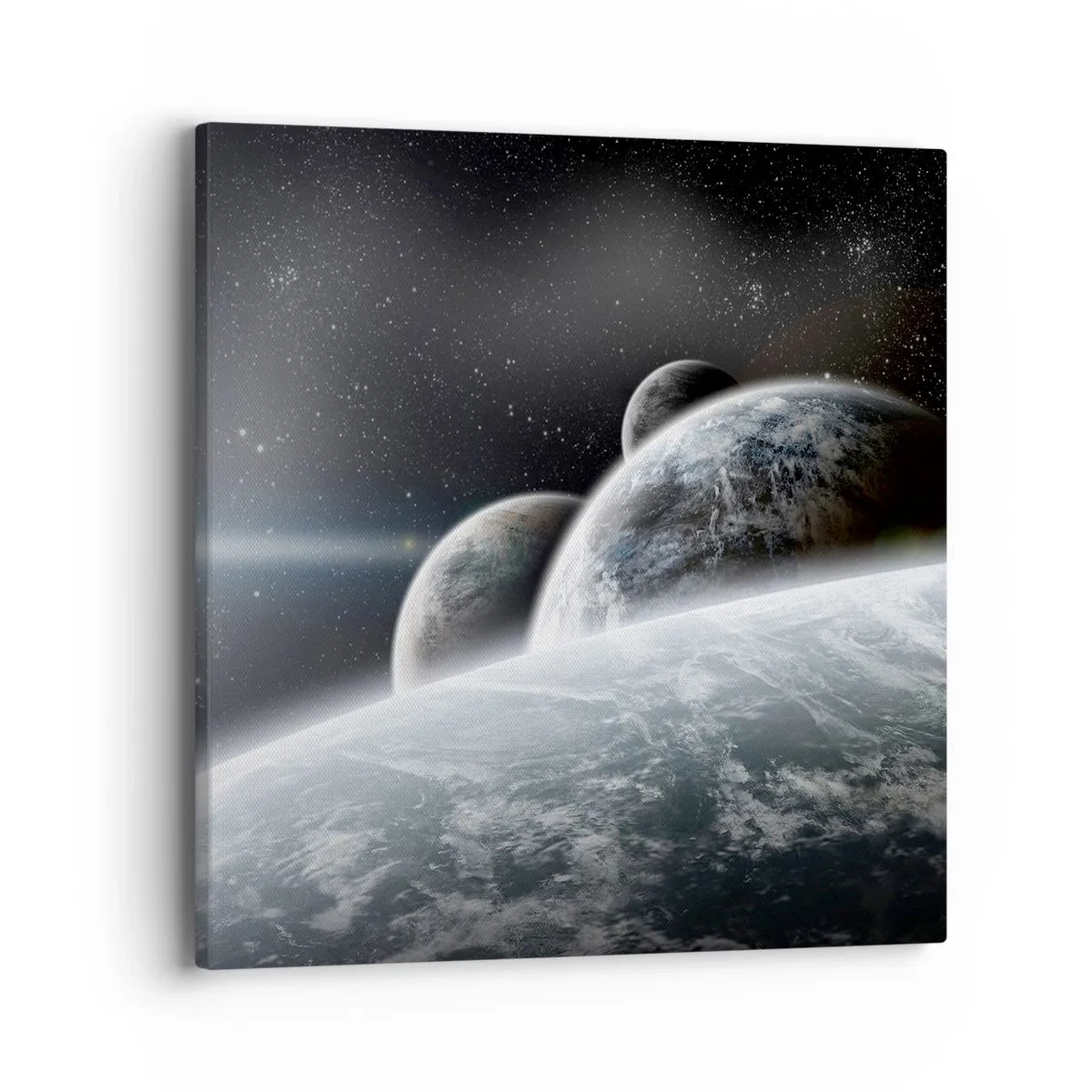 Schilderen op canvas - Kosmische muziek van de sferen - 40x40 cm