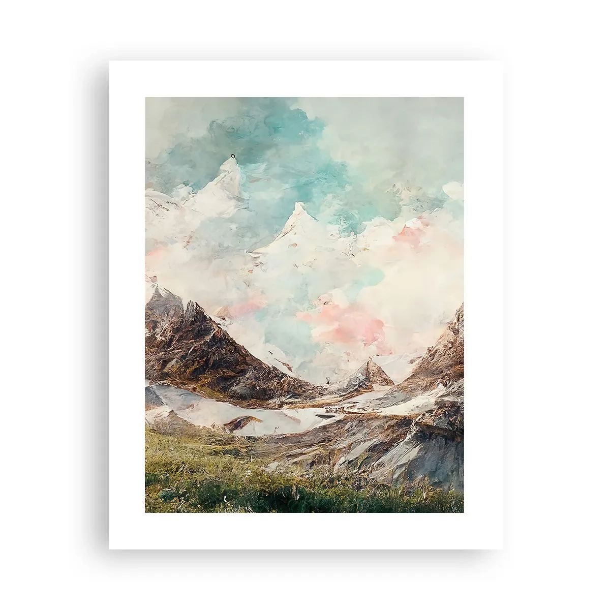 Poster - Rotsbladen - 40x50 cm