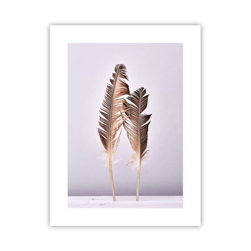 Poster - Tegen het niets - 30x40 cm