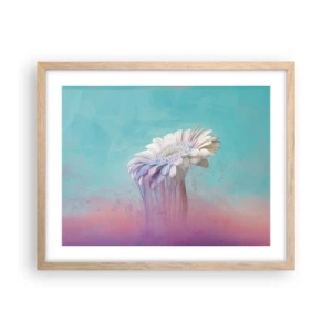 Een poster in een licht eiken lijst - De bloemenonderwereld - 50x40 cm
