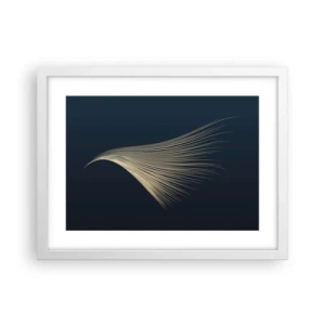 Poster in een witte lijst - Als het haar van een engel - 40x30 cm