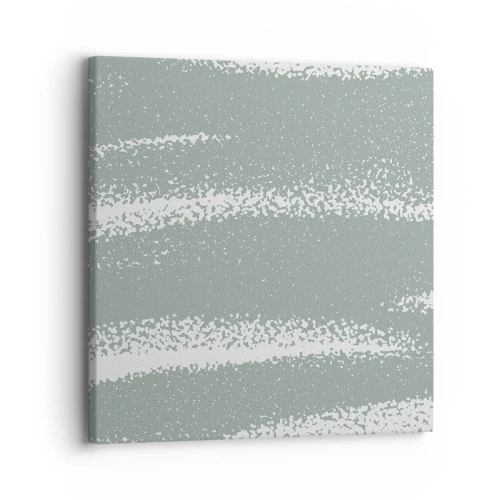 Schilderen op canvas - Abstractie in een winterklimaat - 30x30 cm