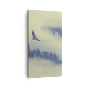 Schilderen op canvas - Ik zag de schaduw van een adelaar - 55x100 cm