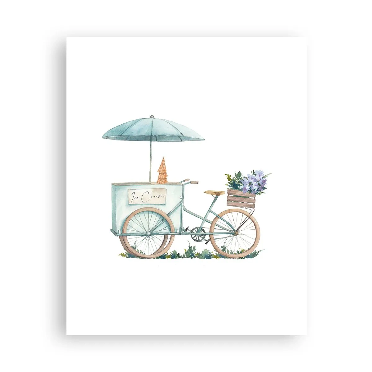 Poster - Zoete herinnering aan de zomer - 40x50 cm