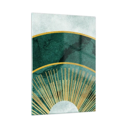 Schilderen op glas - Een ander zonnestelsel - 50x70 cm