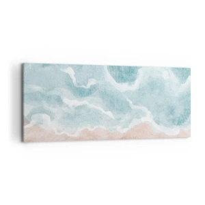 Schilderen op canvas - Wolkenabstractie - 120x50 cm