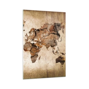 Schilderen op glas - Ontdekking van de wereld - 70x100 cm